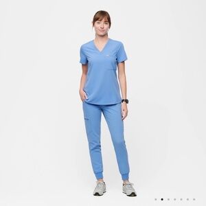 Figs Scrub Set - Ceil Blue